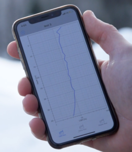 Data shown on the Vertek Smart DCP phone app. 