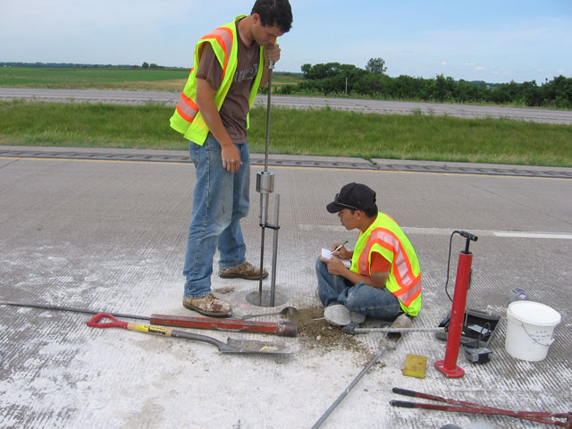 Dynamic Cone Penetration Testing DCPT